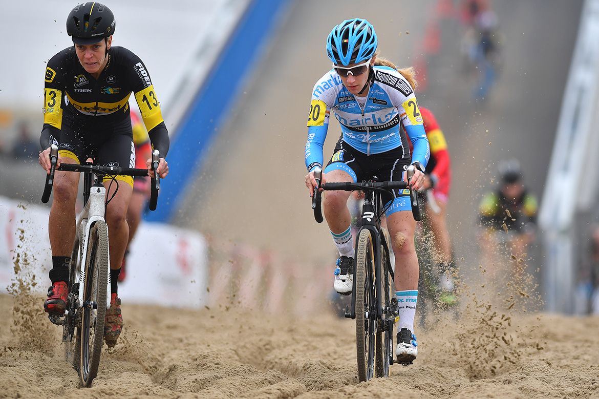 The riders faced a brutal sand section