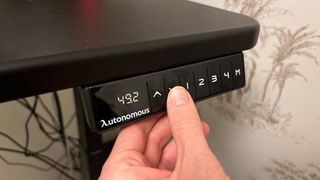 Autonomous SmartDesk Pro's profile sit stand keypad
