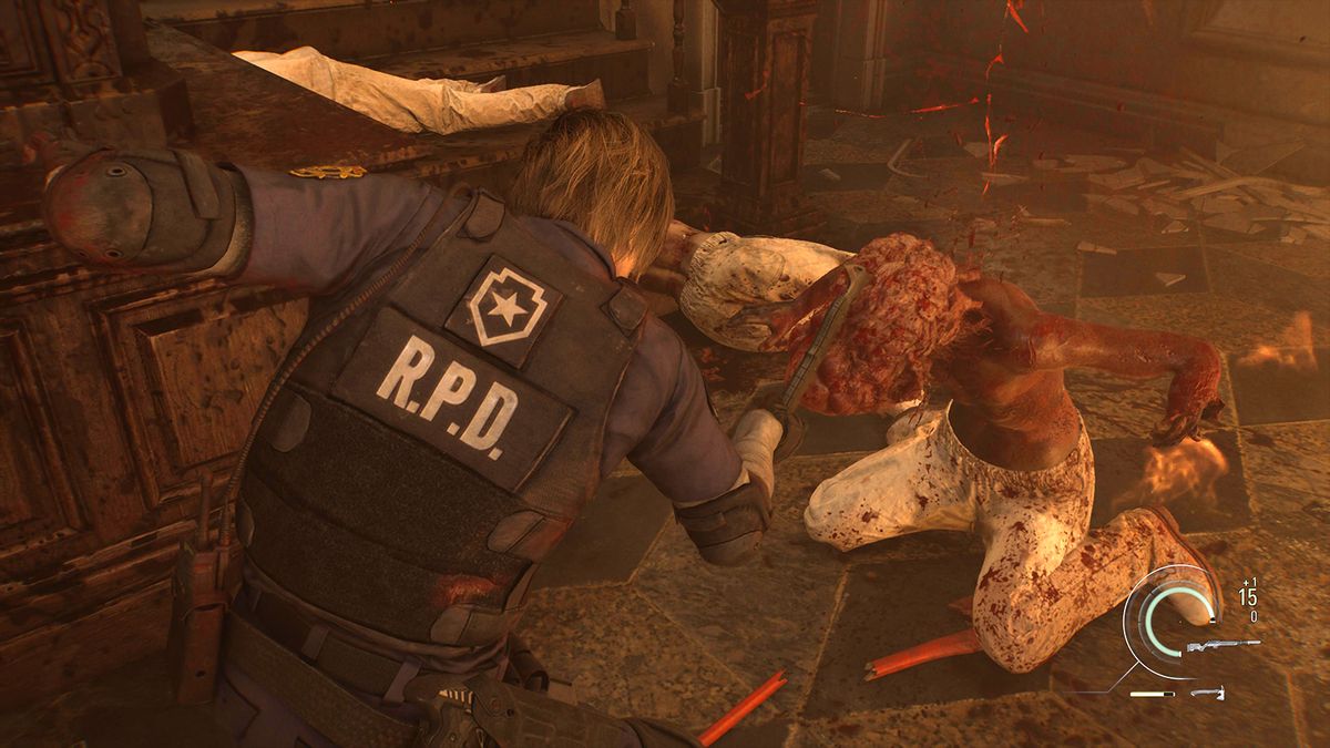 Resident Evil Requiem review; scenes from a video game with zombies