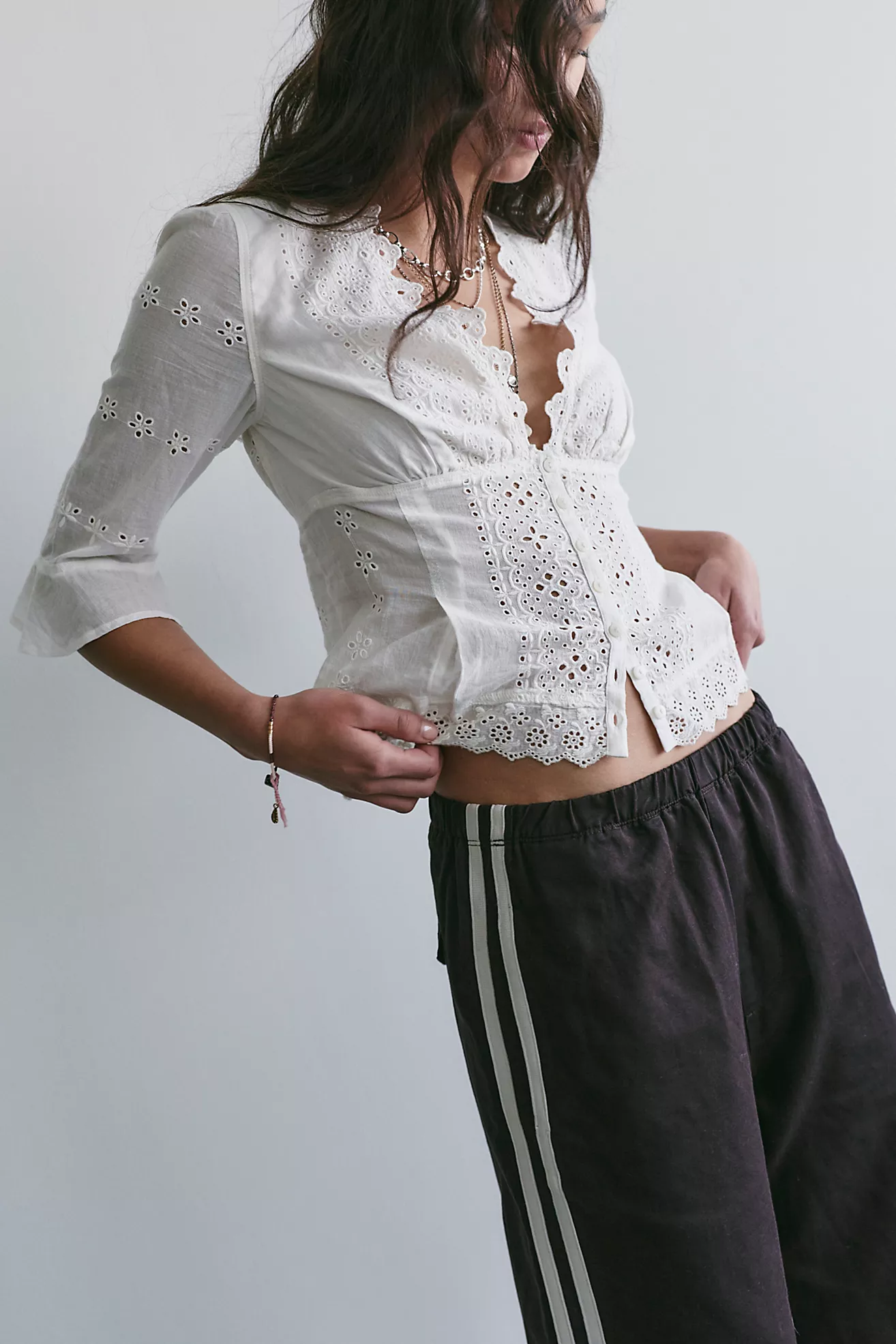 Salone Eyelet Top