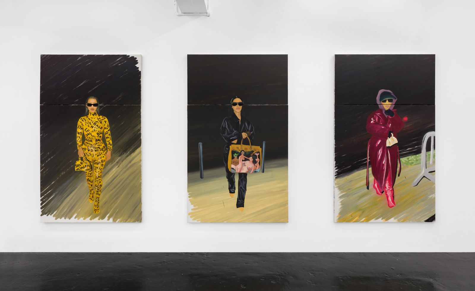 キム・カーダシアンの3枚の絵画、ルビー・ディクソン作