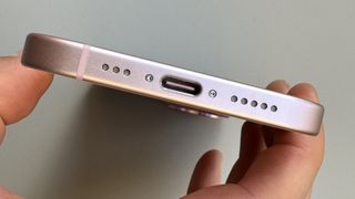 iPhone 15 in pink product pic