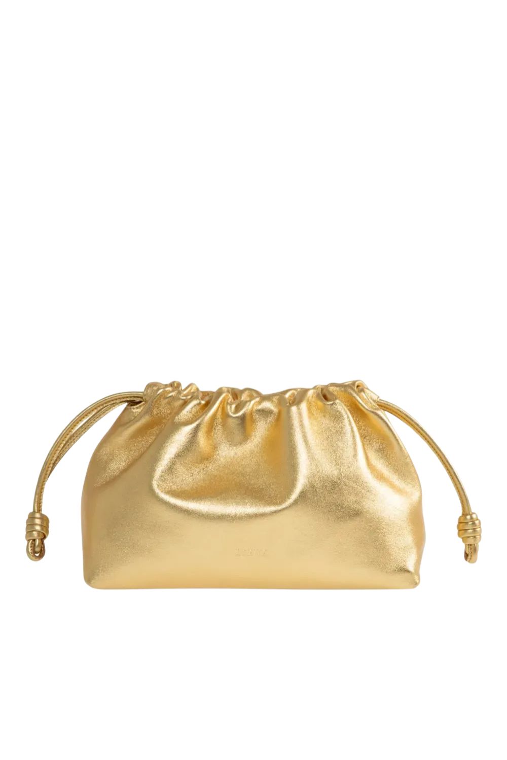Flamenco Metallic Drawstring Clutch Bag | One Size