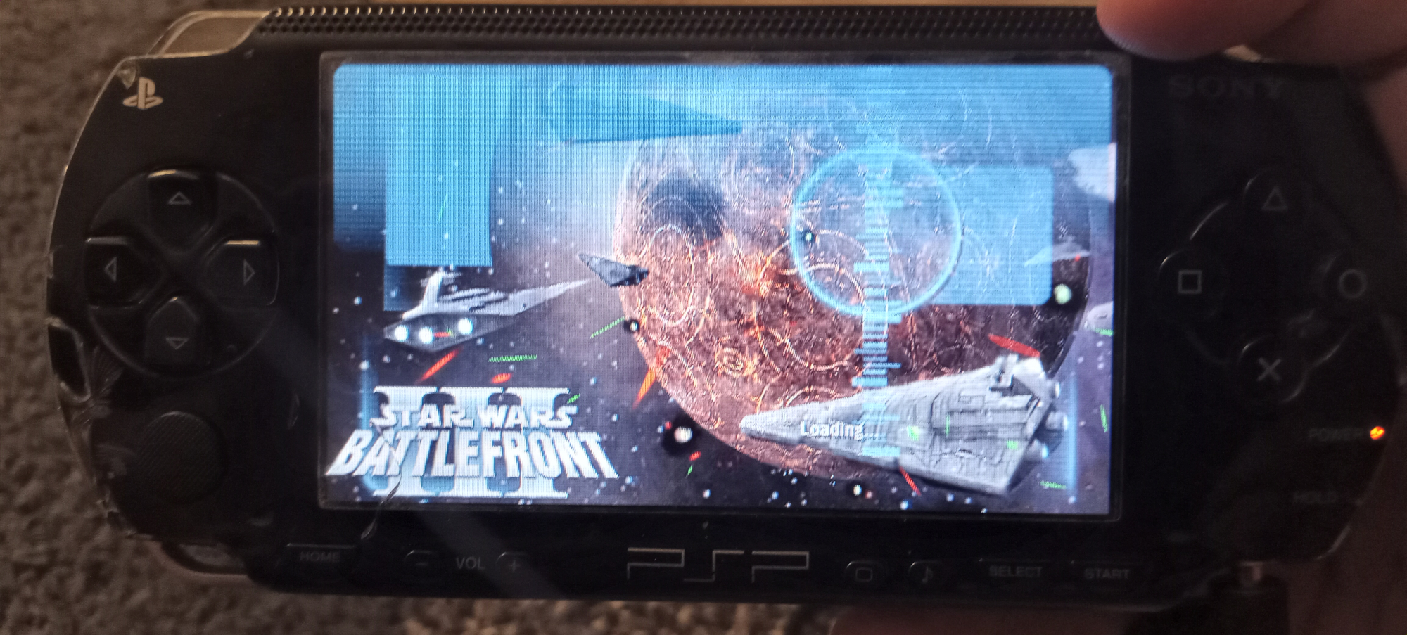 The loading screen of Star Wars: Battlefront 3