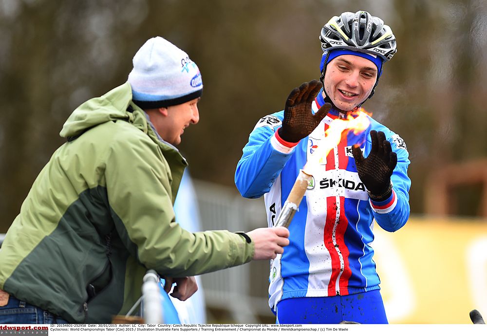 Young riders out on course