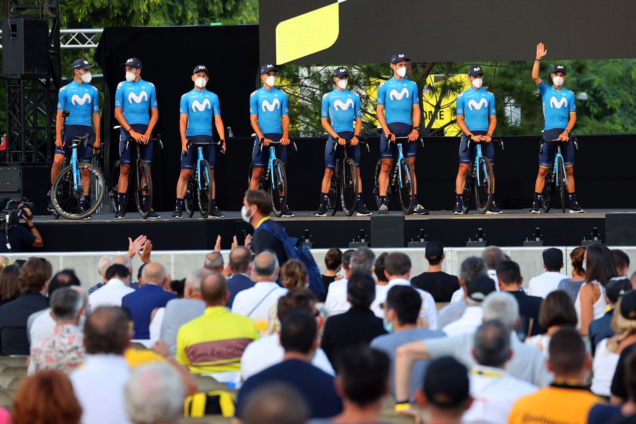 Tour de France 2020 107th Edition Teams Presentation 27082020 Movistar Team photo Kei TsujiBettiniPhoto2020