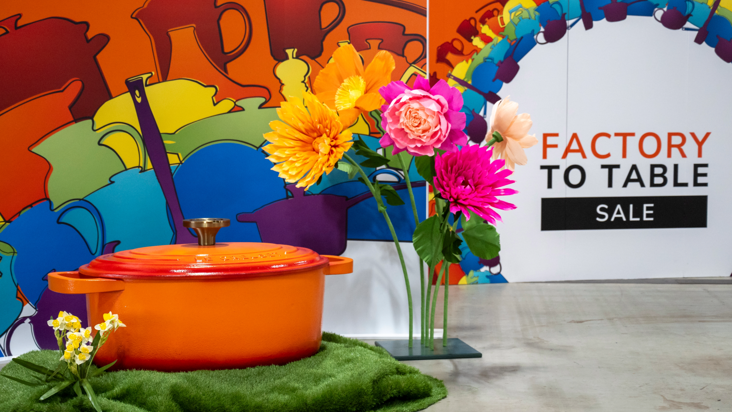 Le Creuset's Factory to Table sale in Harrogate
