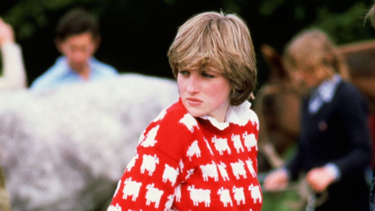 Princess Diana’s legendary black sheep jumper is available as a sweater vest—it’s 2022’s coolest cover-up