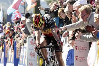 Fans reach out to console Philippe Gilbert on his loss.