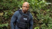 LL Cool J as Sam Hanna geared up in NCIS: Hawai'i Season 3x07