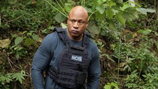 LL Cool J as Sam Hanna geared up in NCIS: Hawai'i Season 3x07