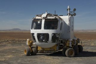Astronauts Ride in Style in New Moon Truck