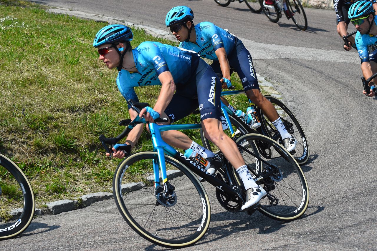 Tour of the Alps 2021 45th Edition 5th stage Valle del ChieseIdroland Riva del Garda 1209 km 23042021 Aleksandr Vlasov RUS Astana Premier Tech photo Dario BelingheriBettiniPhoto2021