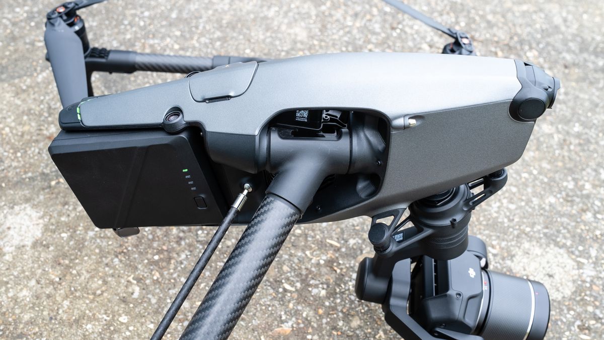 DJI Inspire 3-drone side view.