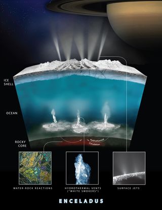 Saturn's moon Enceladus harbors an ocean that could contain life beneath its icy surface. A future mission to explore this ocean is therefore a serious contamination hazard that could damage any biosphere on Enceladus.