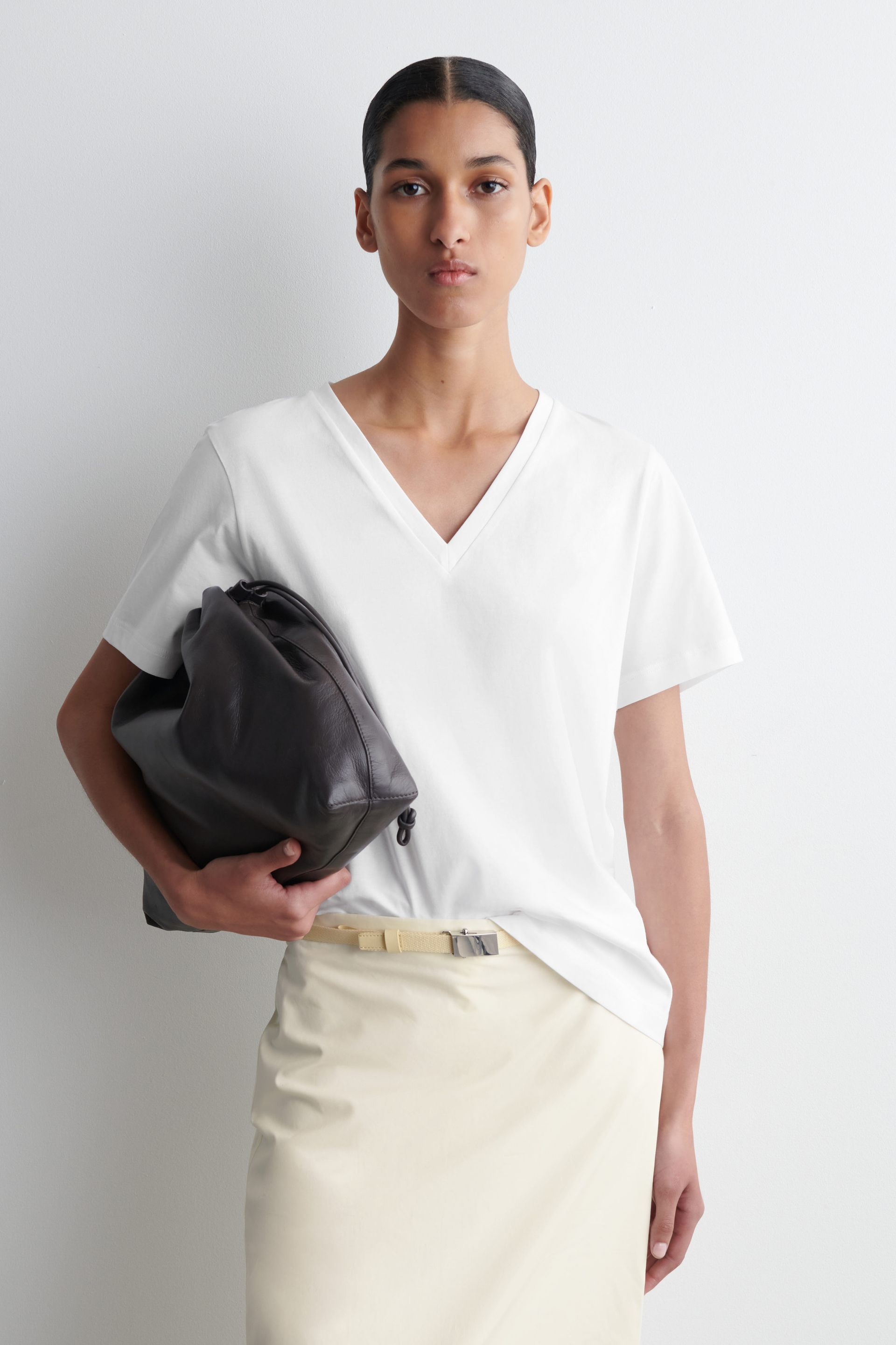 V-Neck Cotton T-Shirt