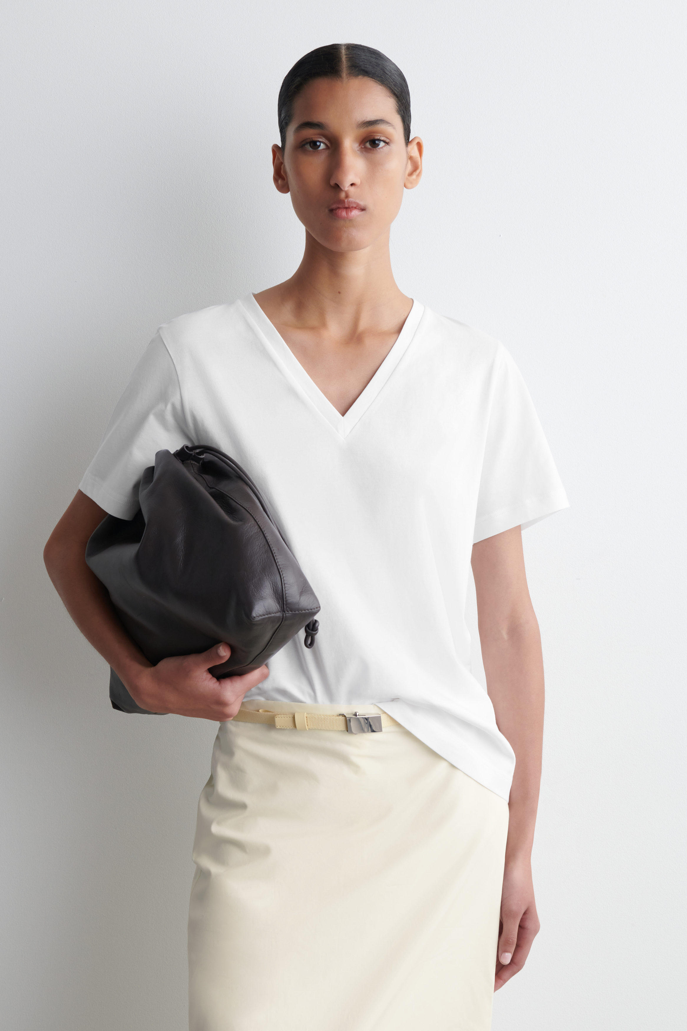 V-Neck Cotton T-Shirt