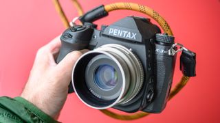 The Pentax K-3 III Monochrome camera.
