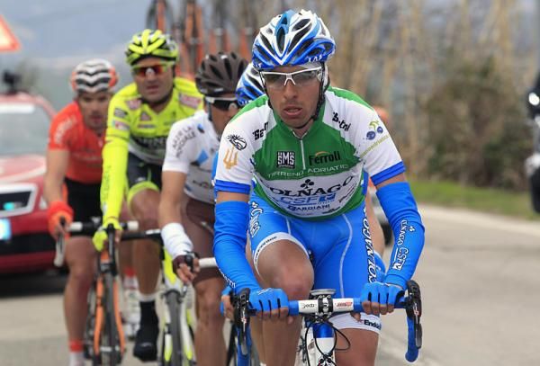Stefano Pirazzi (Colnago-CSF Inox) rode in the breakaway and added to his mountains classification lead.