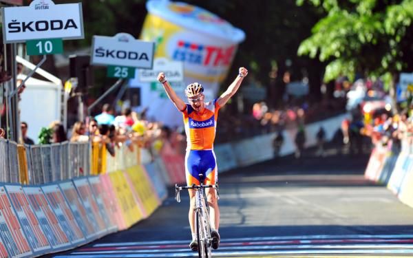 Weening enjoys his winning moment