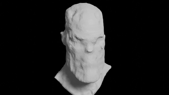 Text-to-3D generative AI; a render of Thanos