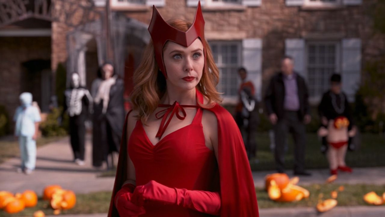 Elizabeth Olsen as Wanda in WandaVision