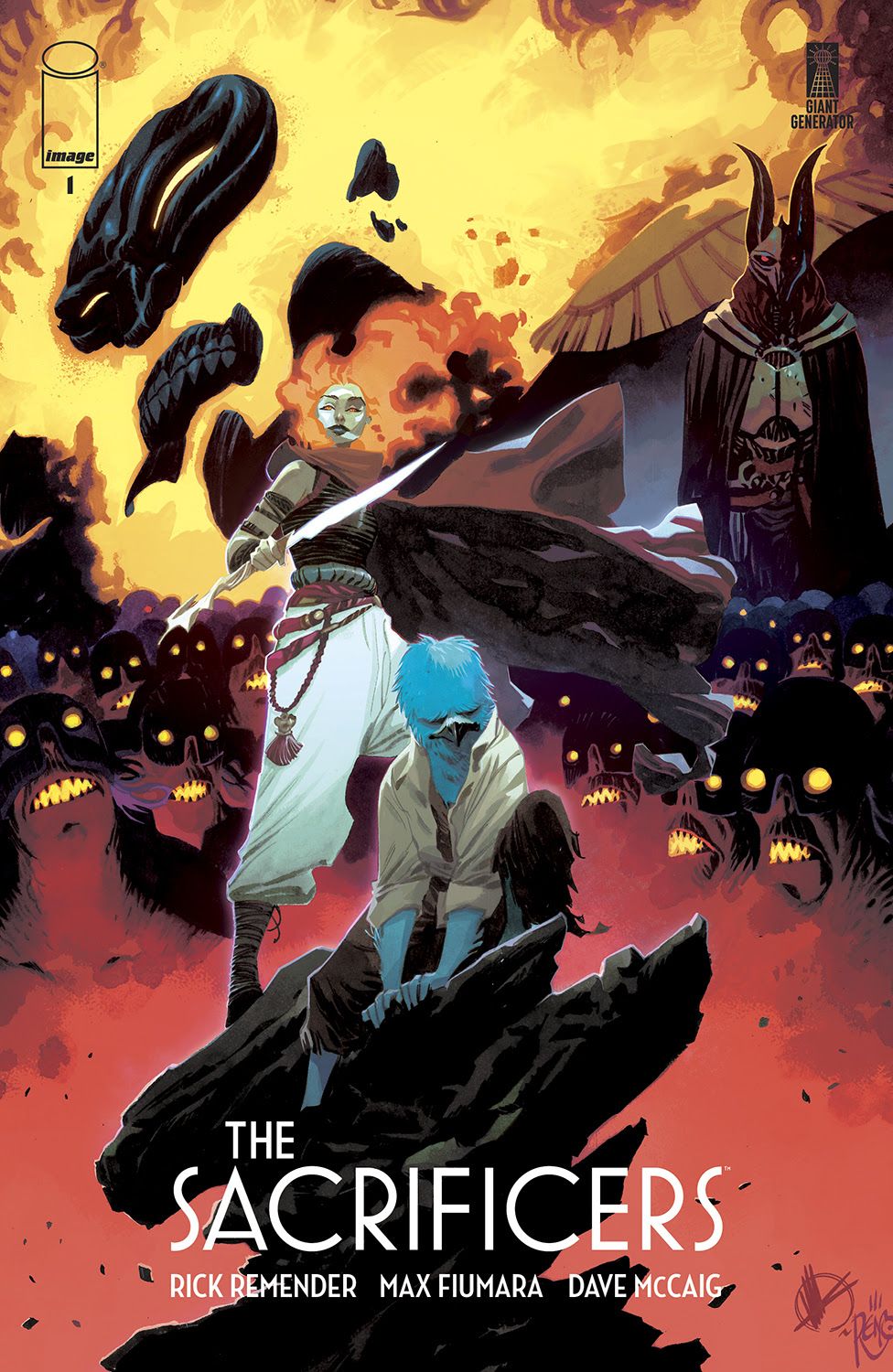 Matteo Scalera's cover for The Sacrificers.