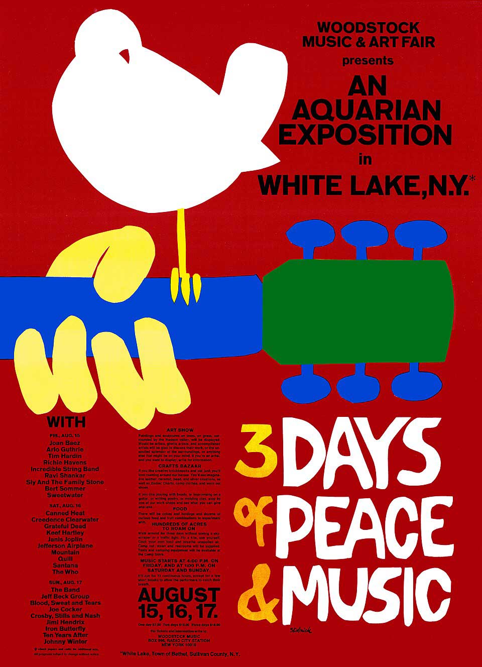 Original Woodstock poster