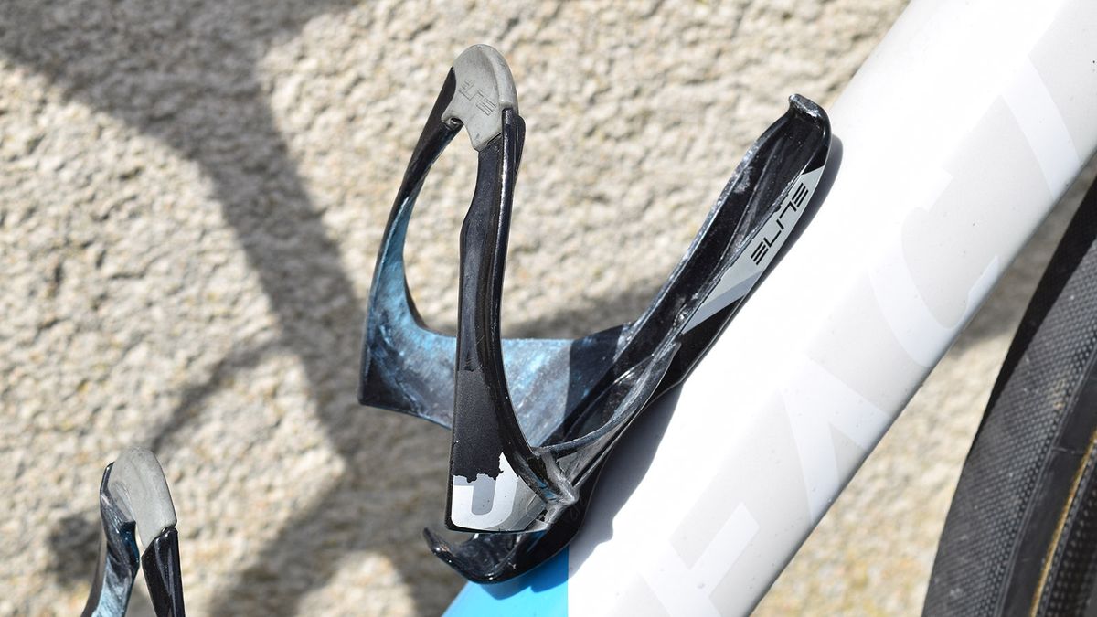 The Elite bottle cages have seen better days