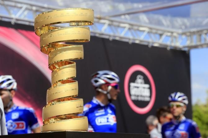 The trophy awaiting the overall winner