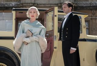 Laura Haddock and Michael Parker in Downton Abbey A New Era