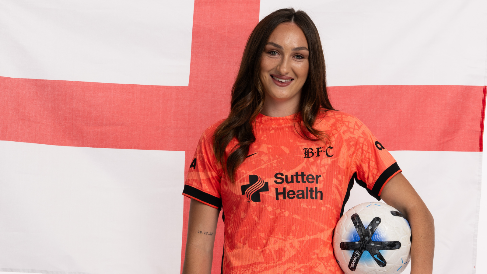 SAN JOSE, CALIFORNIA - MARCH 09: Keira Barry #25 of Bay FC poses for a portrait on March 09, 2026 in San Jose, California. 