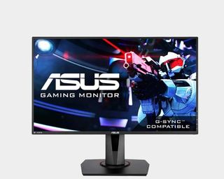 ASUS VG279Q monitor with grey backdrop