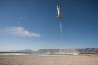 Blue Origin New Shepard Crew Capsule Test Flight