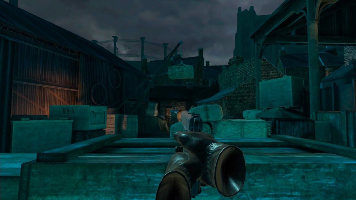 Peaky Blinders The King's Ransom VR screenshot Fighting the Bolsheviks in the scrapyard