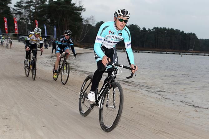Racers along the coast