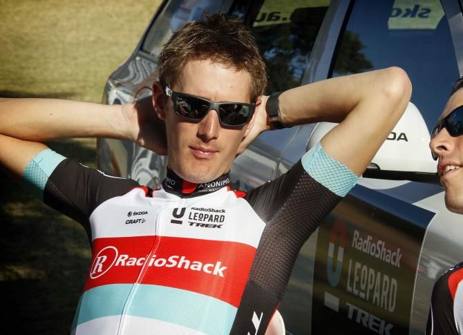 Andy Schleck (RadioShack Leopard) was taking a relaxed approach to the start of Tour Down Under