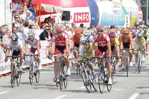 There was a little bit of argy bargy in the sprint finish.