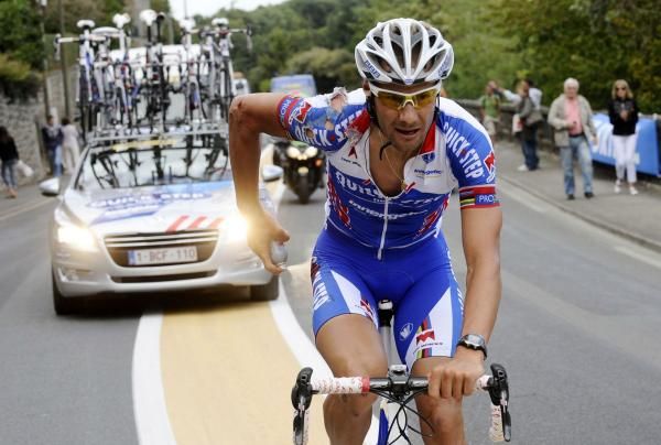 Boonen had to fight to finish inside the time limit.