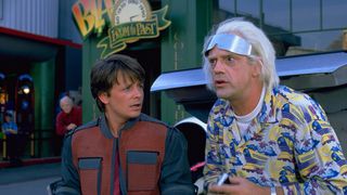 Marty McFly and Doc Brown