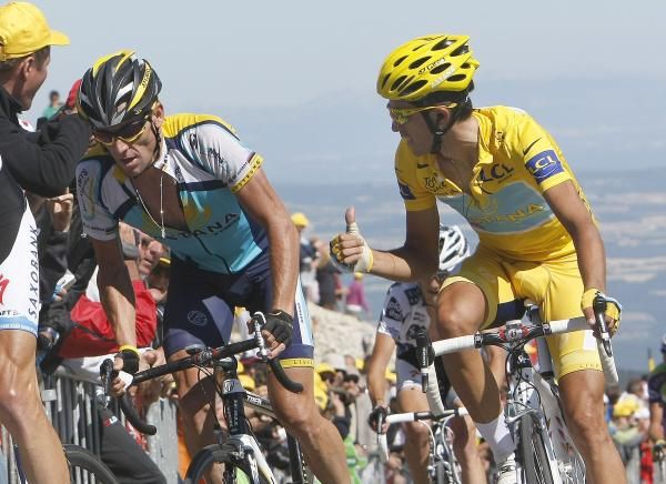 Lance Armstrong and Alberto Contador did not emerge from the 2009 Tour de France as fast friends.