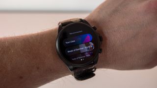 YouTube Music app recommendations on Wear OS