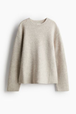 Rib-Knit Sweater