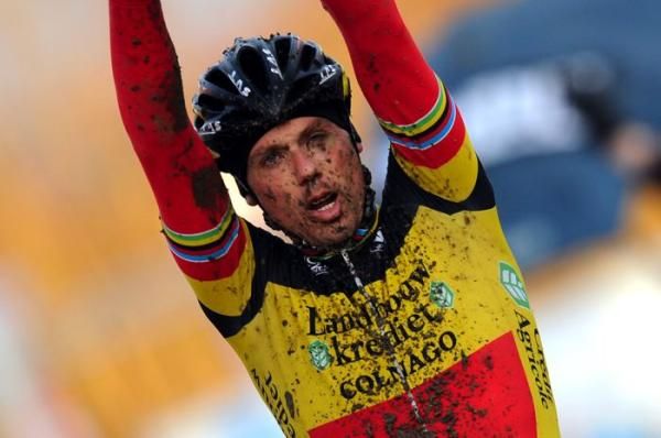 Sven Nys (Landbouwkrediet Colnago) had to work for his ninth win in Baal.
