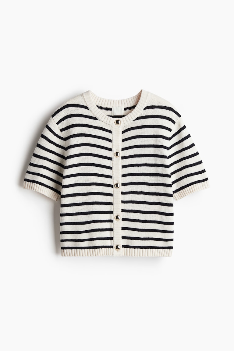 Short-Sleeved Cardigan