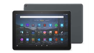 best Amazon Fire tablet Amazon Fire HD 10 Plus (2021) against a white background