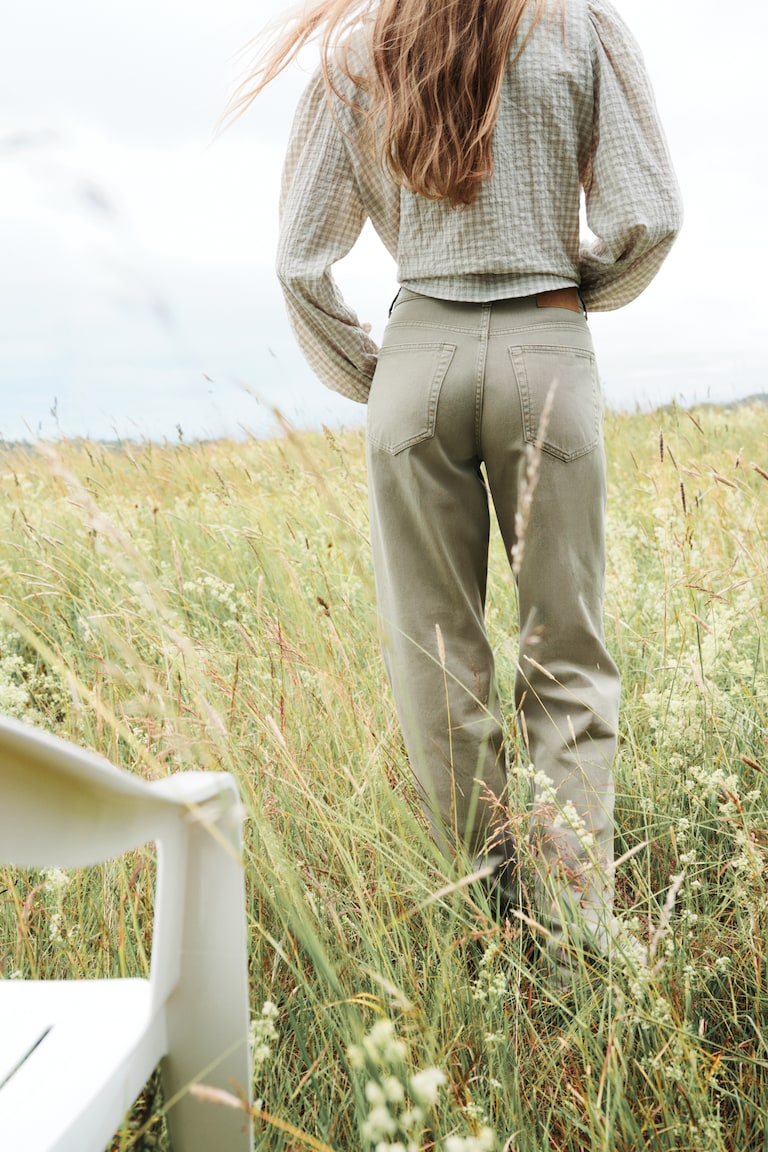 Wide High Jeans