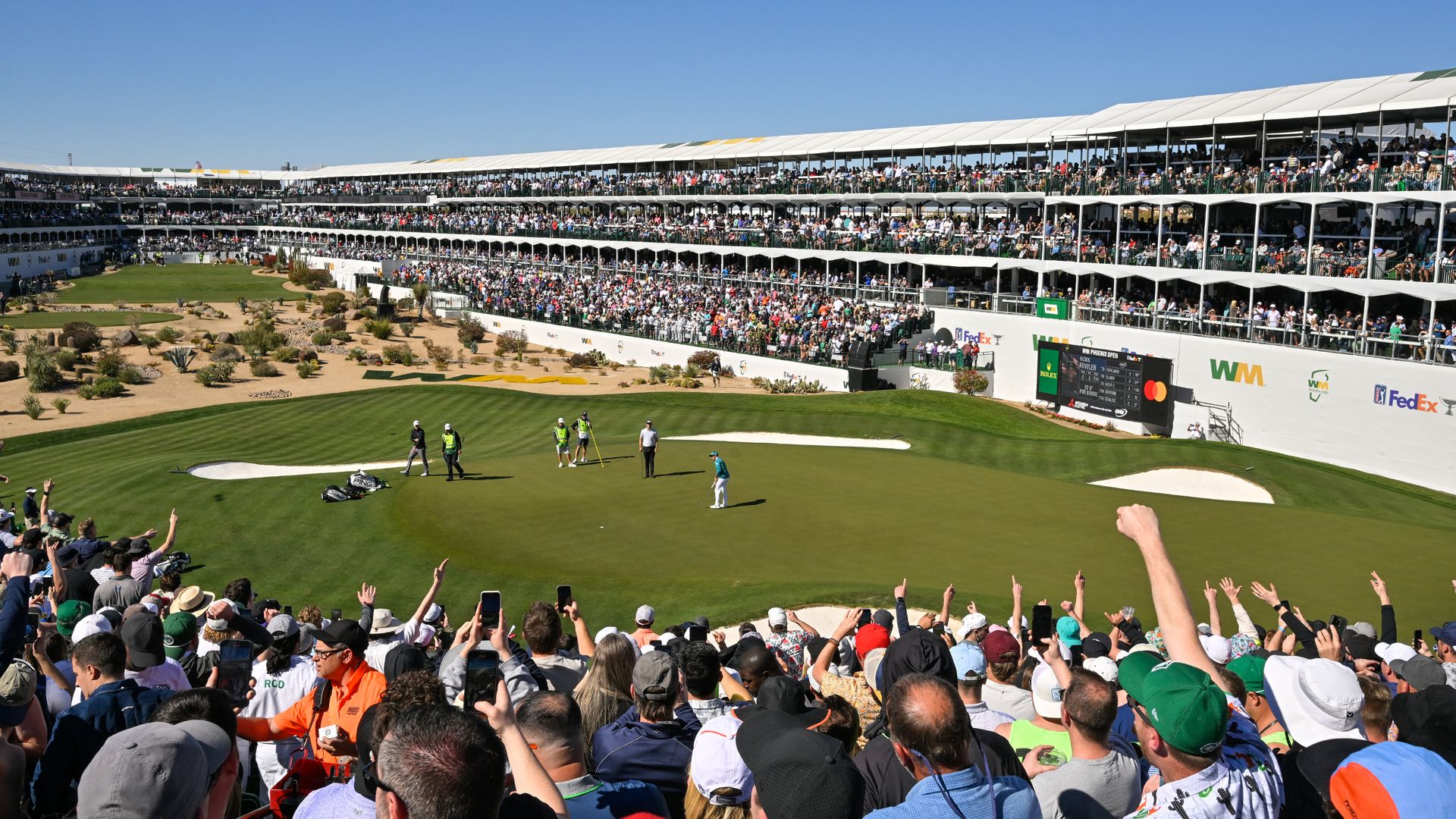 How Many Fans Does The WM Phoenix Open 16th Hole Stadium Hold? | Golf ...