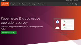 Website screenshot for Ubuntu