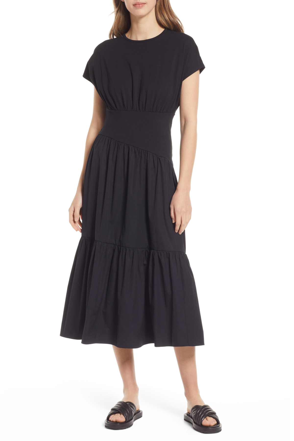Nordstrom Short Sleeve Tiered Dress